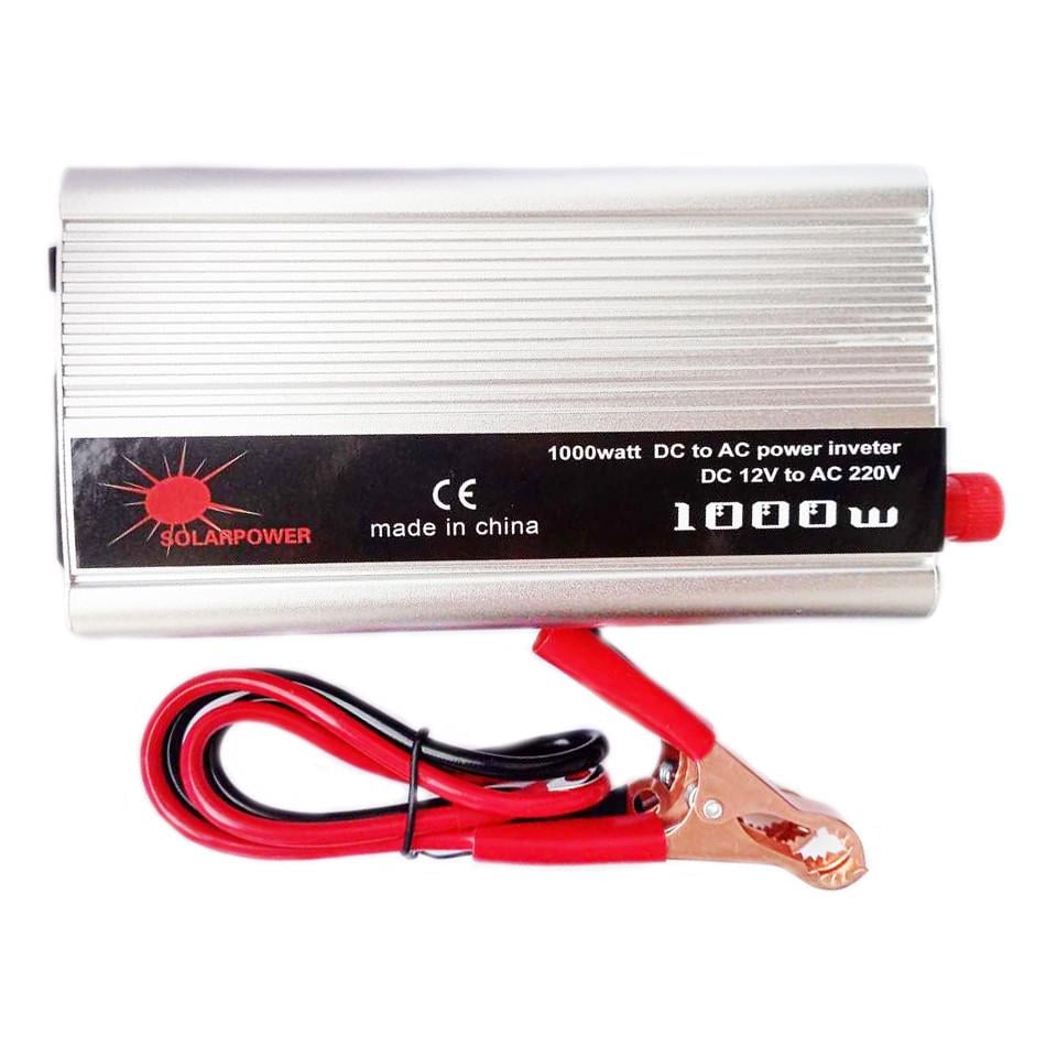 Автомобильный инвертор Himastar Solar Power Inverter 016 c 12V на 220V 1000W модифицированная синусоида Silver (11059) - фото 2