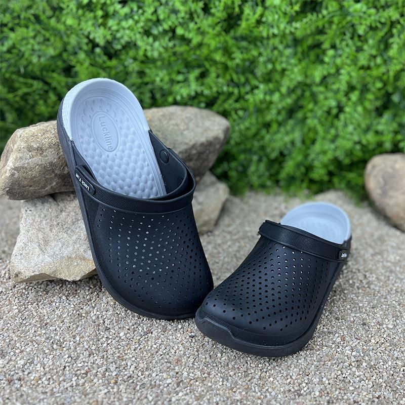 Крокси чоловічі luck Line VS-005017-403 p. 44 28-28,5 см Чорний (30708800) Крокси чоловічі luck Line VS-005017-403 p. 44 28-28,5 см Чорний (30708800)