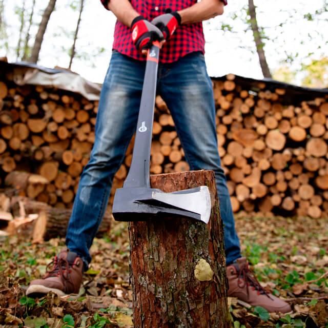 Колун кований Intertool HT-0275 ручка з фібергласу 2200 г (HT-0275) - фото 7 Колун кований Intertool HT-0275 ручка з фібергласу 2200 г (HT-0275) - фото 7