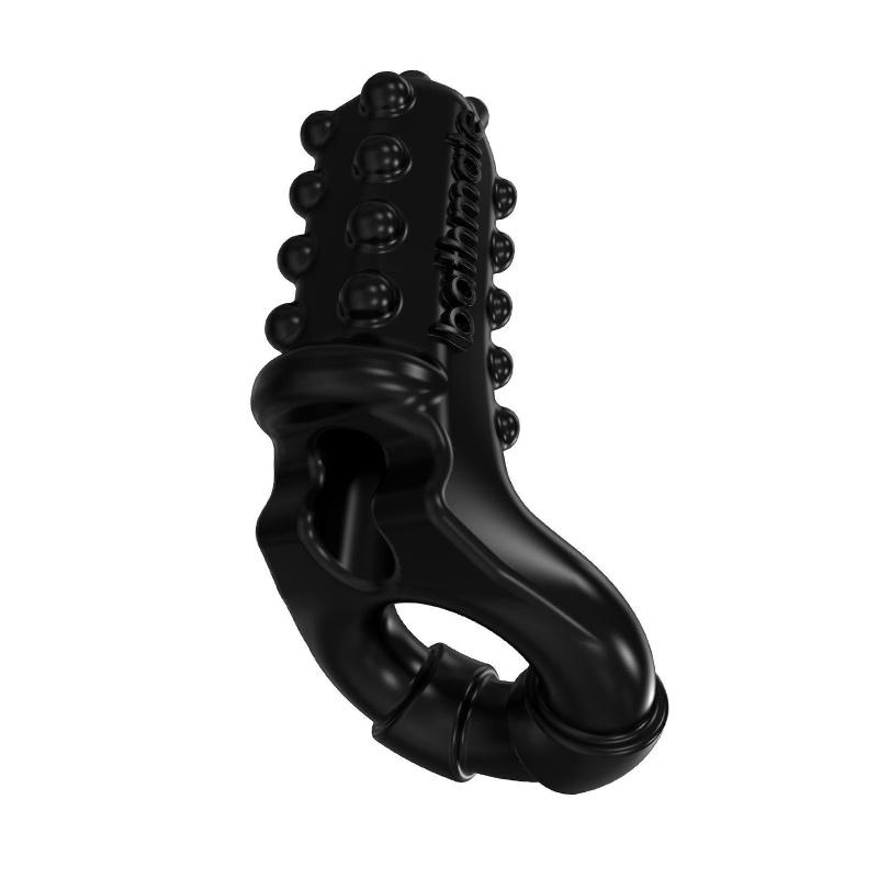 Эрекционное кольцо с вибрацией Bathmate Vibe Ring Tickle Черный (28409)