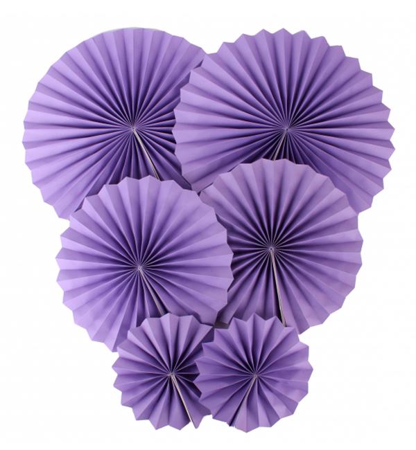 Веера подвесные 6 шт. Violet (135415)