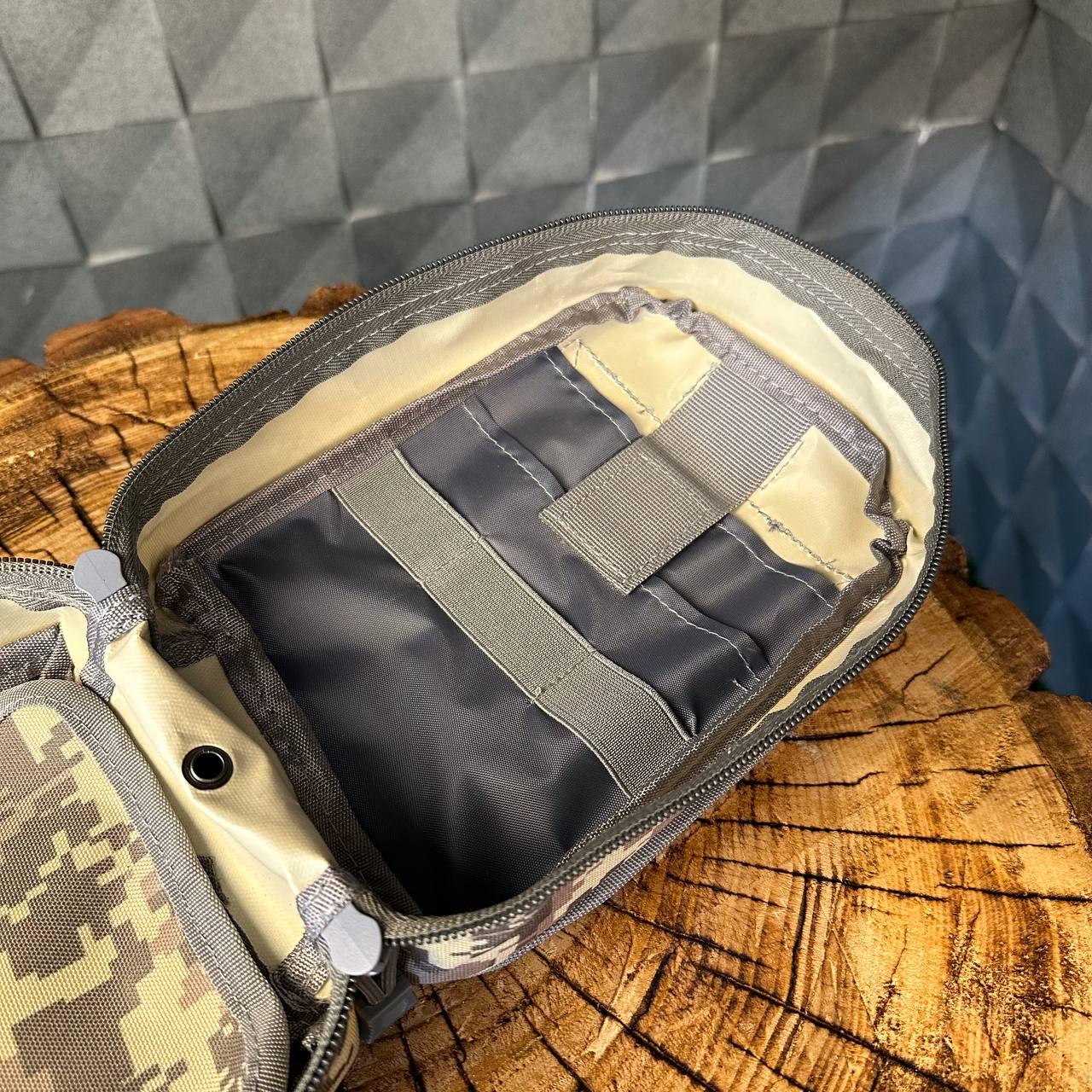 Подсумок для аптечки быстрого сброса стандарт НАТО Пиксель - фото 4 Подсумок для аптечки быстрого сброса стандарт НАТО Пиксель - фото 4