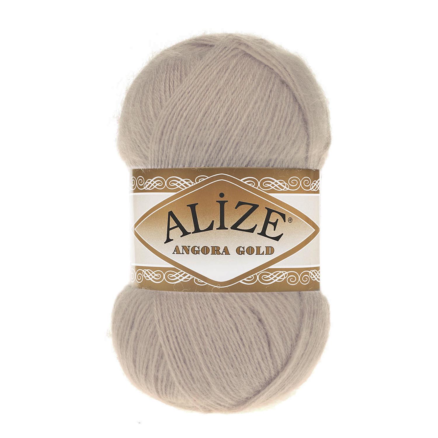 Пряжа Alize Angora Gold 506 Молочно-бежевый (6310)