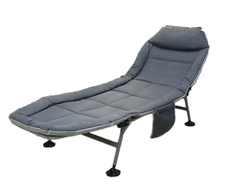 Кровать туристическая раскладная с металлическим каркасом Oxford 1200D MA03-9 Серый (784779392)