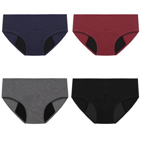 Трусики-слипы женские менструальные M00064-2 с тремя слоями защиты 4 шт. M - фото 2 Трусики-слипы женские менструальные M00064-2 с тремя слоями защиты 4 шт. M - фото 2