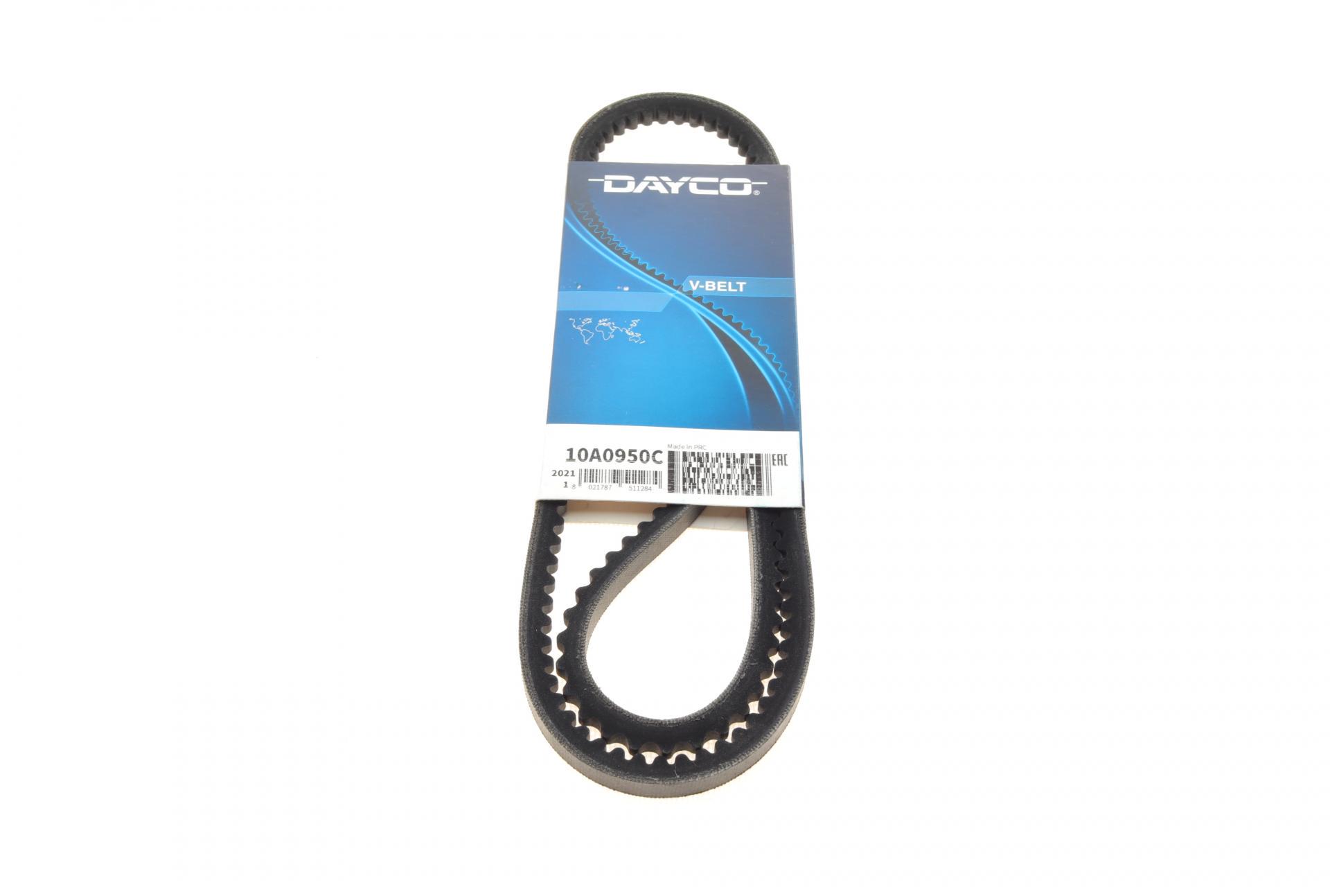 Ремень генератора DAYCO VOLKSWAGEN Golf II/VW Passat B3/B4/Audi 80/100 1.6/1.8/2.0 10x950 (10A0950C)