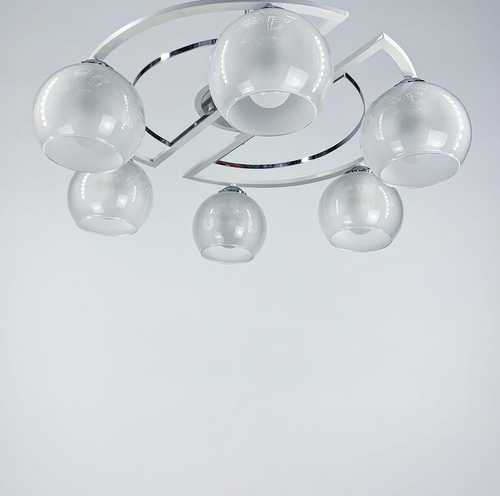 Люстра потолочная Light House LNF-17527/6 CH/WT/WT Белый
