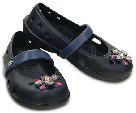 Балетки дитячі Crocs Keeley Springtime Flat р. 24/25 Синій (9042)