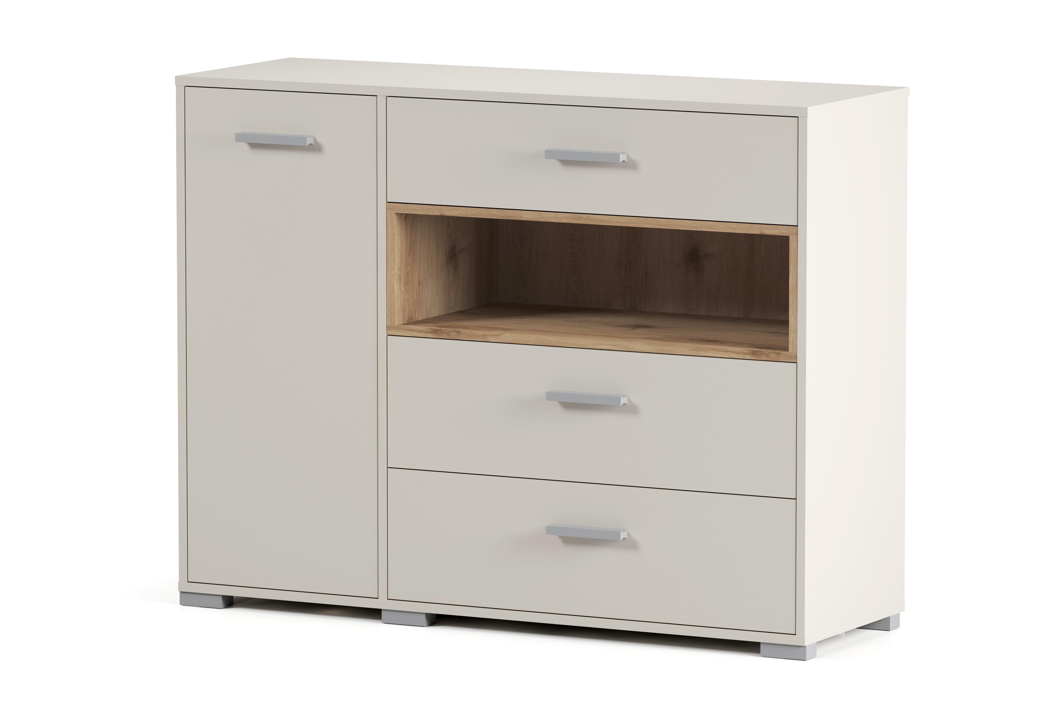 Комод Orange-Line Торін 1200 мм Кашемір/Дуб Канелла натуральний (408943)