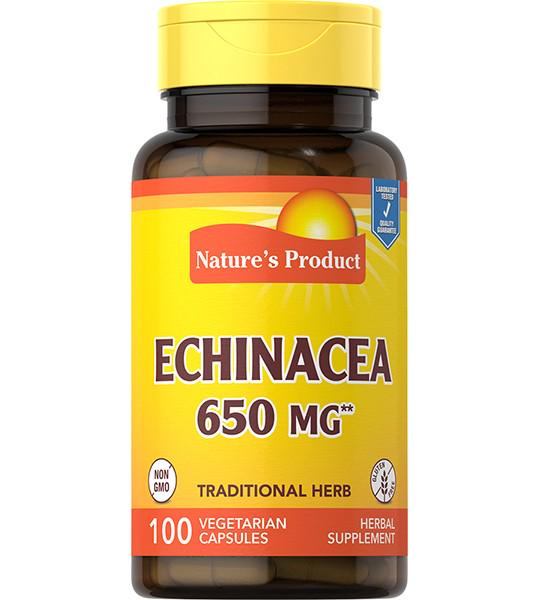 Добавка натуральная Echinacea 650 мг 100 veggie capsules
