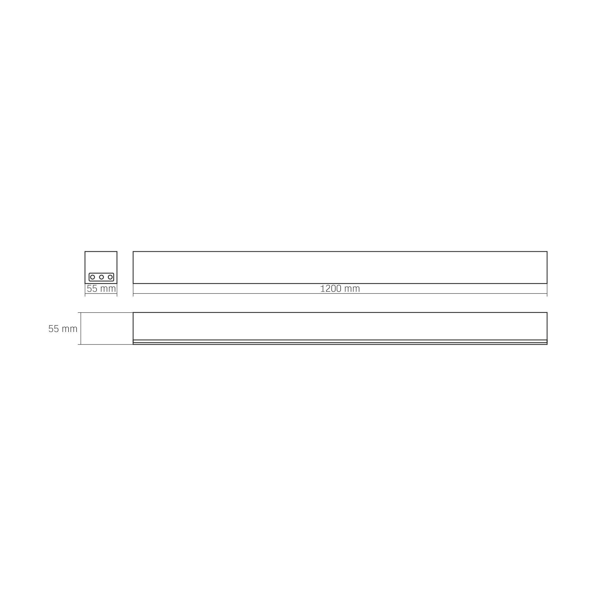 Світильник Videx LED лінійний магістральний BNL02 50W 1.2М 5000K 220V VL-BNL02-50125B Black (27983) - фото 21