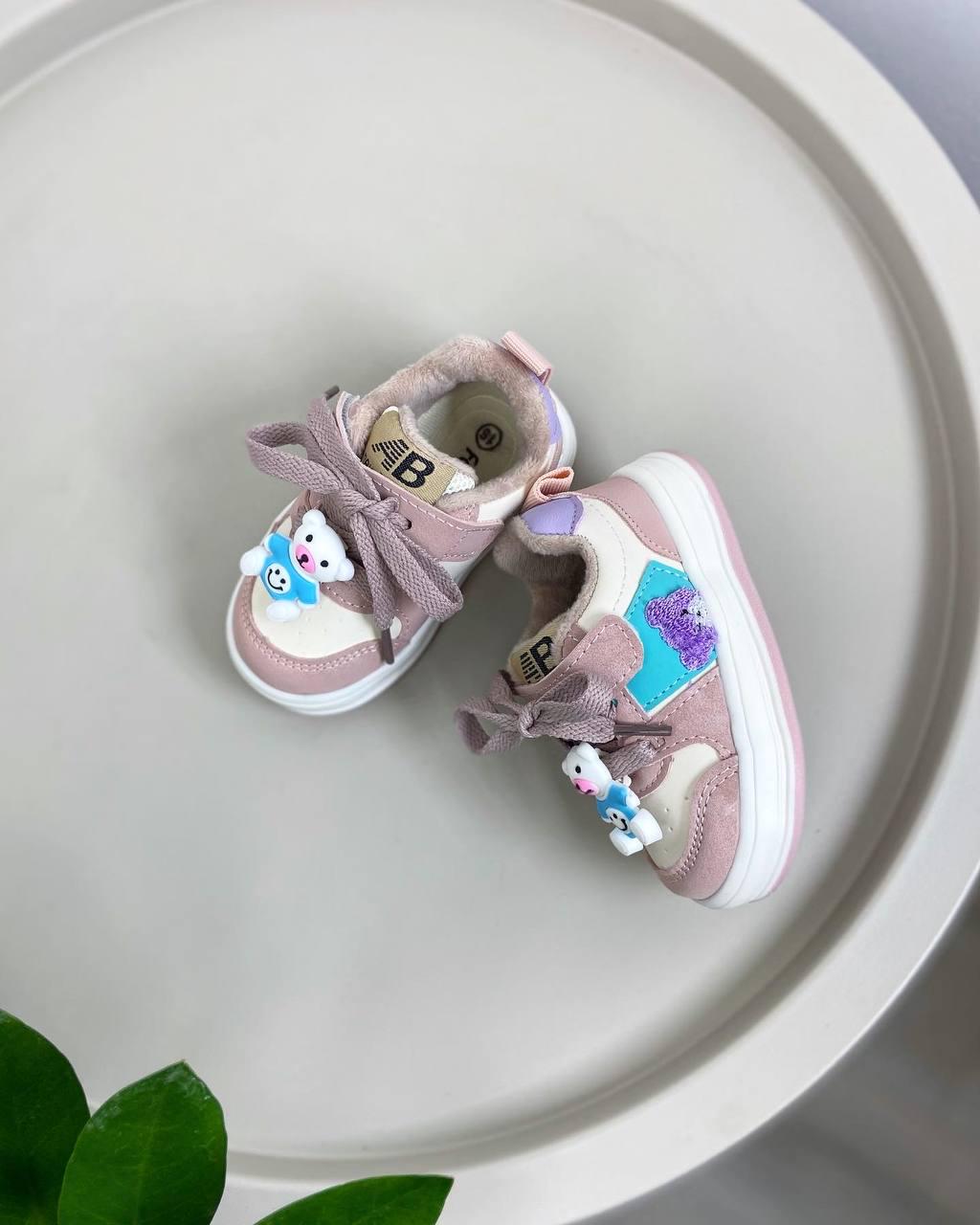 Ботинки осенние детские р. 19 Розовый (796)