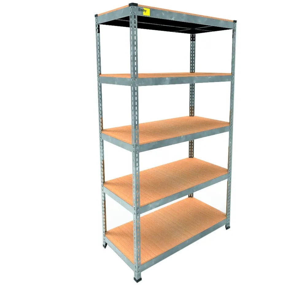 Стелаж металевий Emby Light Series оцинкований 5 полиць ДСП до 100 кг 1800х900x450 мм (65d33a256fb0382fce23f022) Стелаж металевий Emby Light Series оцинкований 5 полиць ДСП до 100 кг 1800х900x450 мм (65d33a256fb0382fce23f022)
