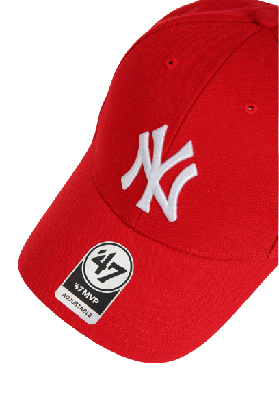 Кепка MVP 47 Brand Yankees/Yankees One Size Grey/Red (B-MVP17WBV-RD) - фото 4