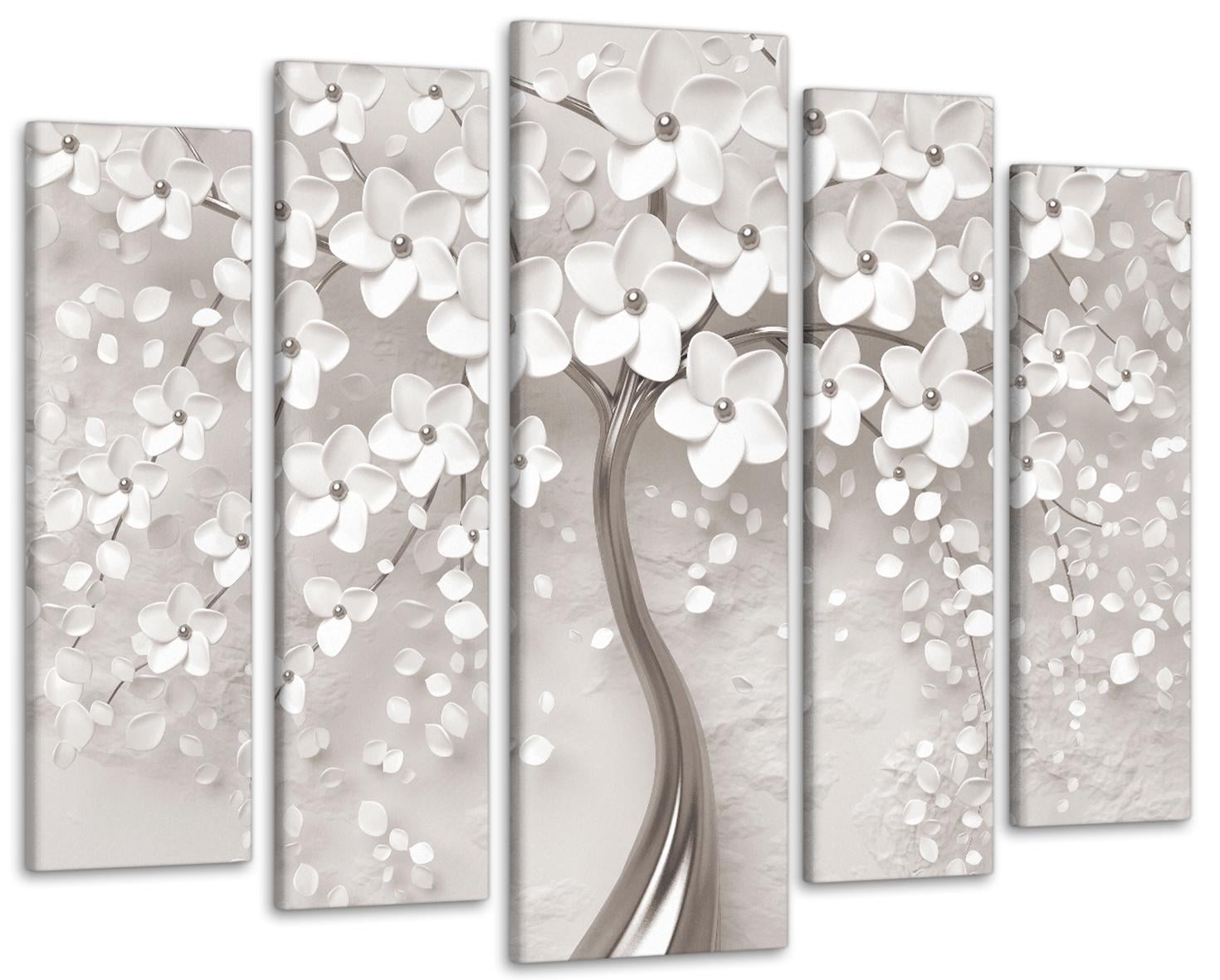 Картина модульна Абстракція Дерево 99х140 см (Art-457_5)