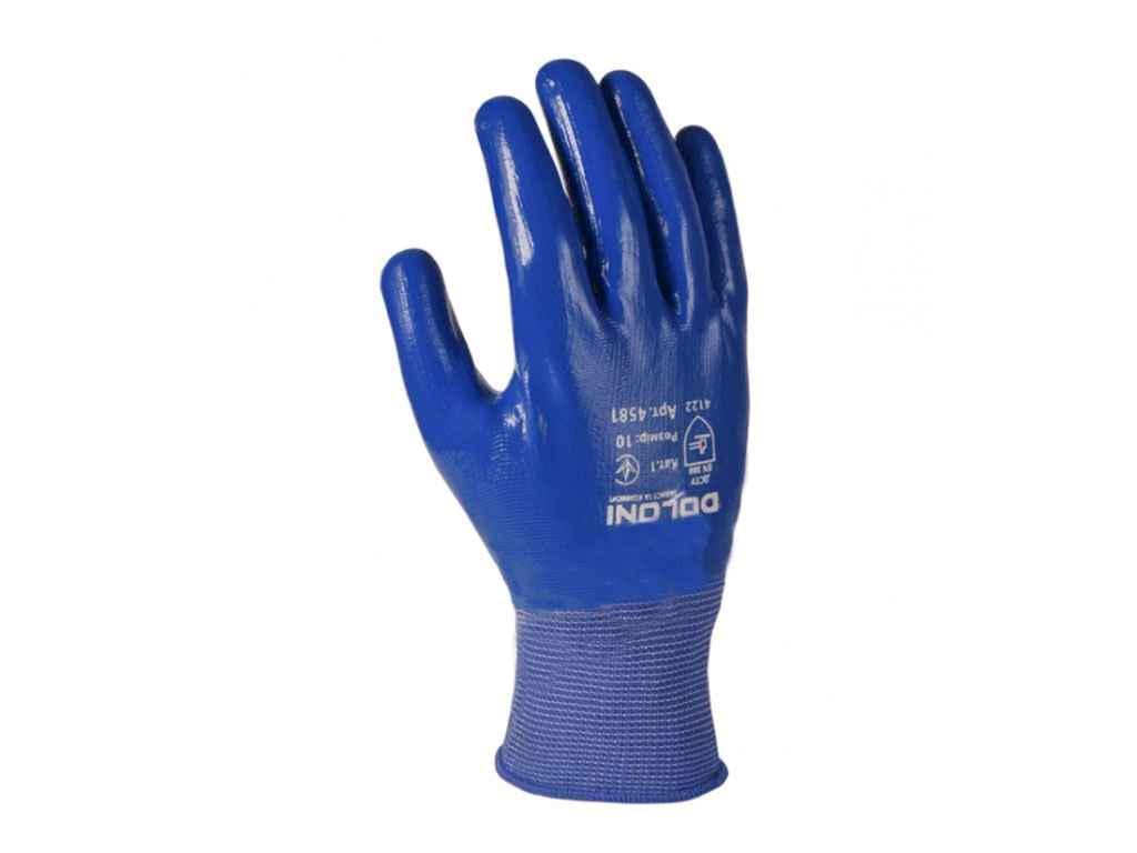 Перчатки рабочие трикотажные Doloni с нитриловым покрытием 4581 р. 10 (510683)