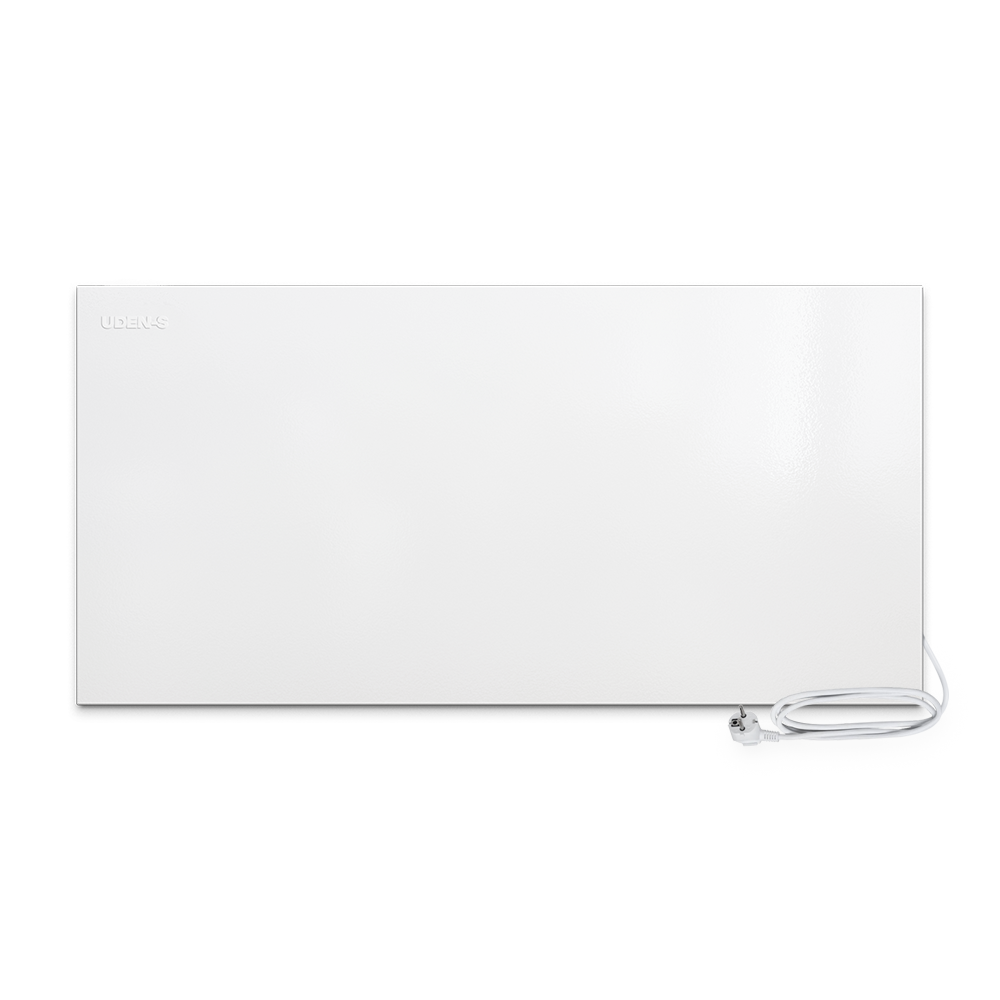 Металлокерамический обогреватель Uden-S-1000 со шнуром до 20 м2 1200х600 мм Белый (25748808)