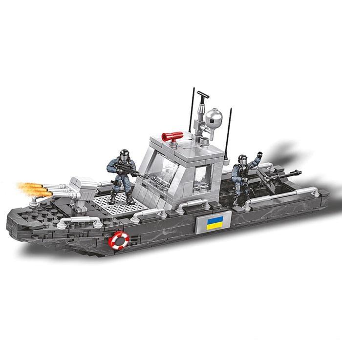 Конструктор Kids Bricks Военный корабль 326 деталей (KB1116)