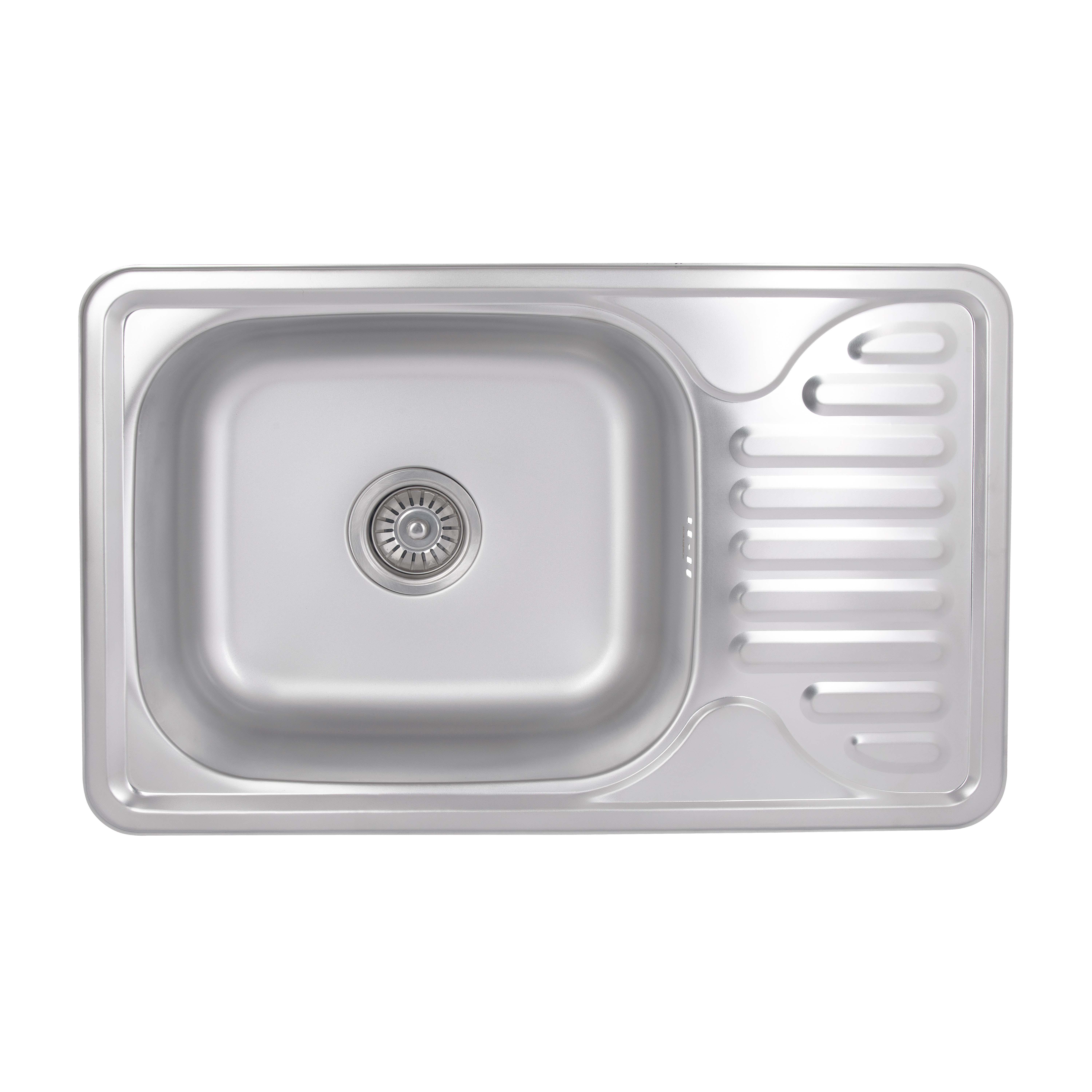 Мийка для кухні Brinex 6642 0,8 мм Satin (BRIN6642SAT08)