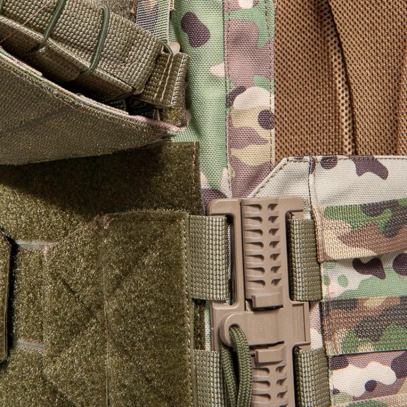 Плитоноска Warmor 3 с быстрым сбросом MOLLE 8 подсумков с карманами под боковую защиту Мультикам (13290253) - фото 15