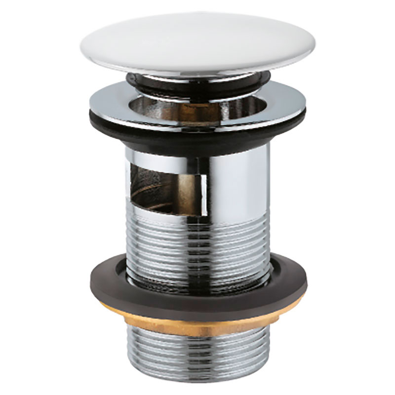 Клапан донный Jaquar Click-Clack для раковины, белый з переливом (ALD-WHM-729)