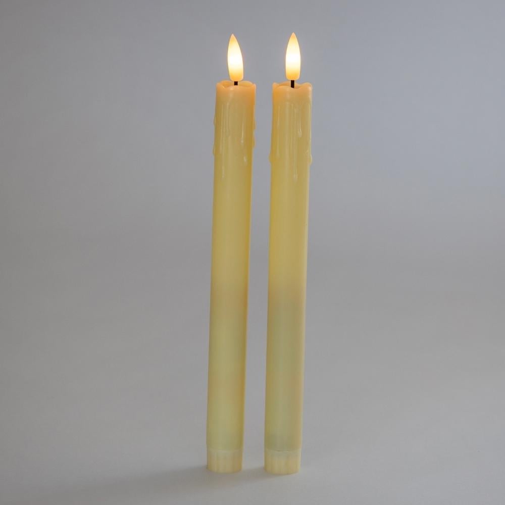 Набор свечей LED 25,5 см 2 шт. Айвори