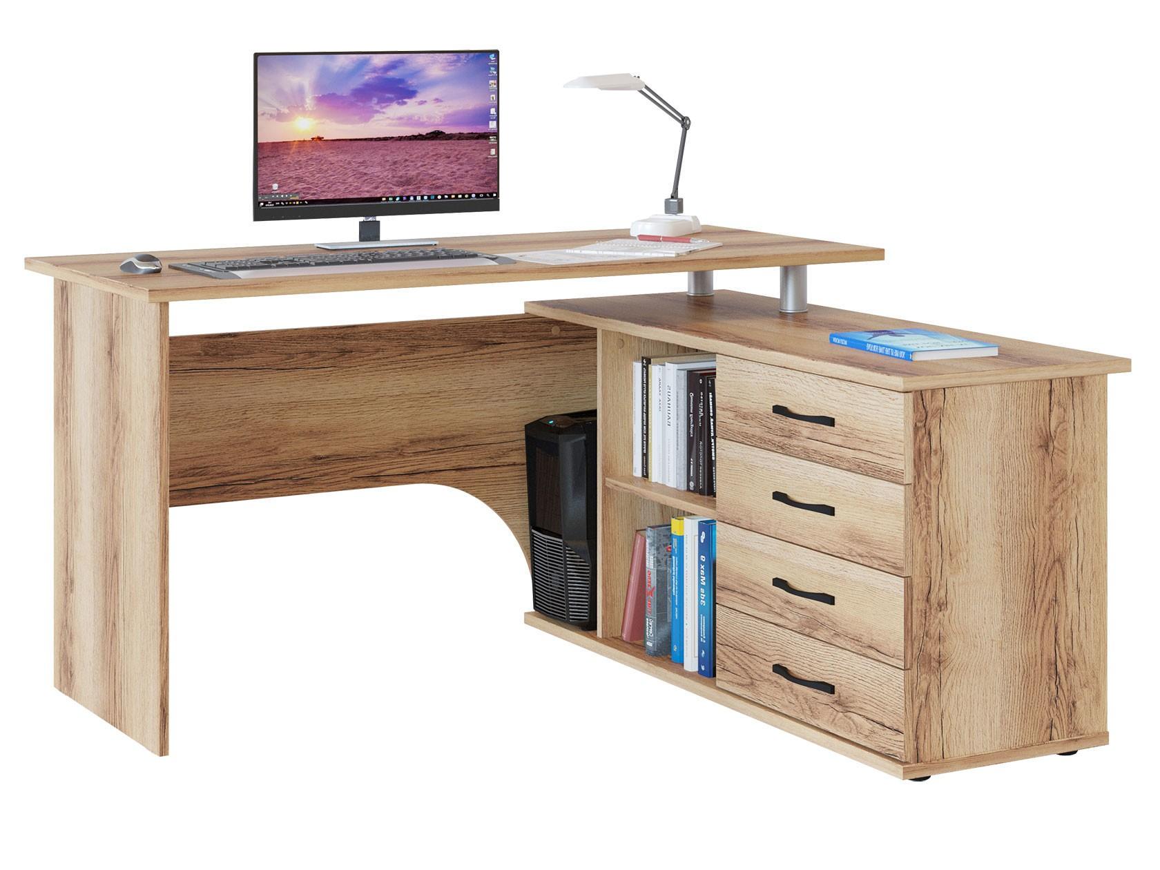 Компьютерный стол угловой XDesk 109 справа 1400x1200 мм Делано темный (КСXD109) - фото 2 Компьютерный стол угловой XDesk 109 справа 1400x1200 мм Делано темный (КСXD109) - фото 2