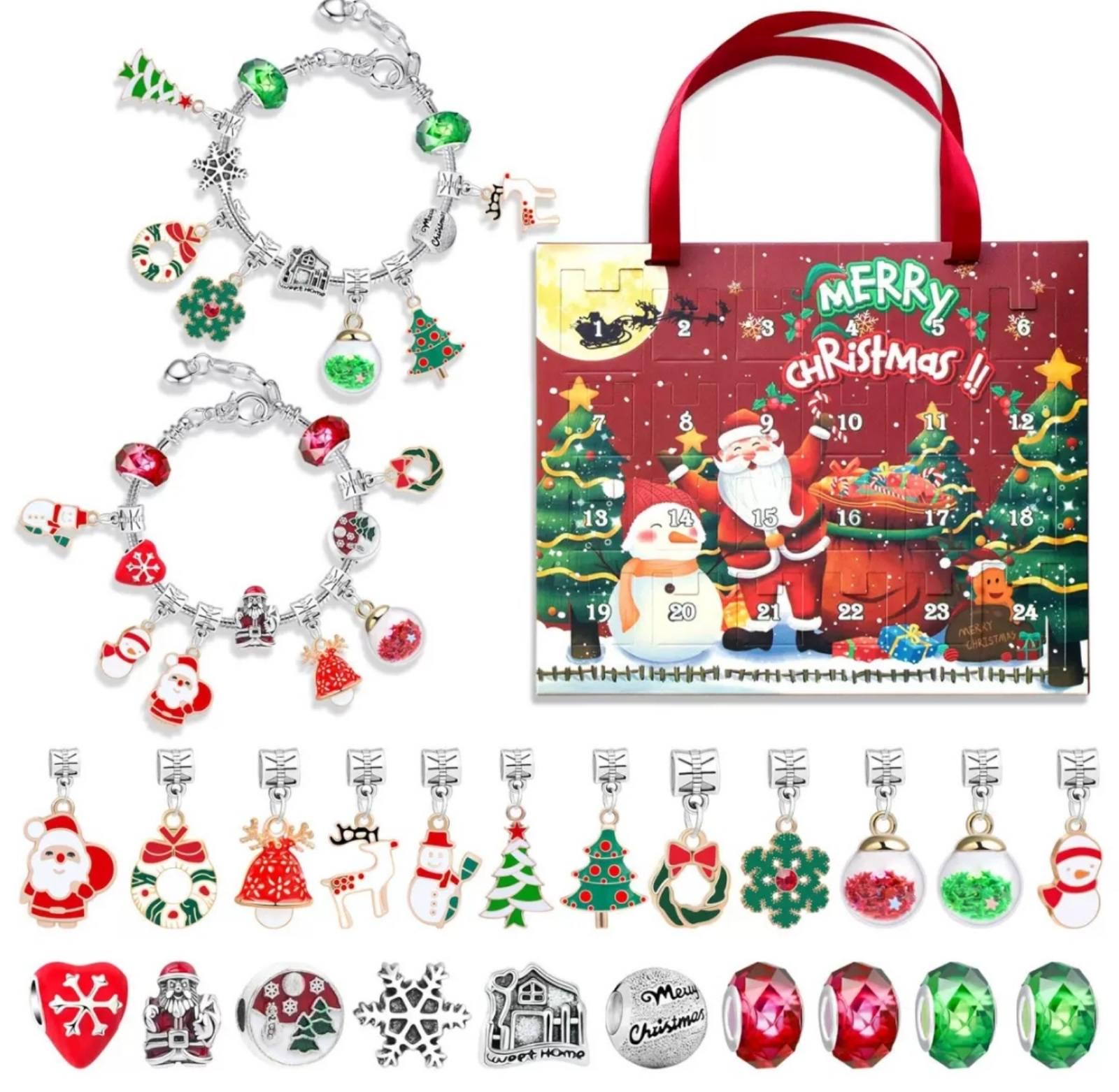 Адвент-календарь новогодний с украшениями для девочек (6880) Адвент-календарь новогодний с украшениями для девочек (6880)