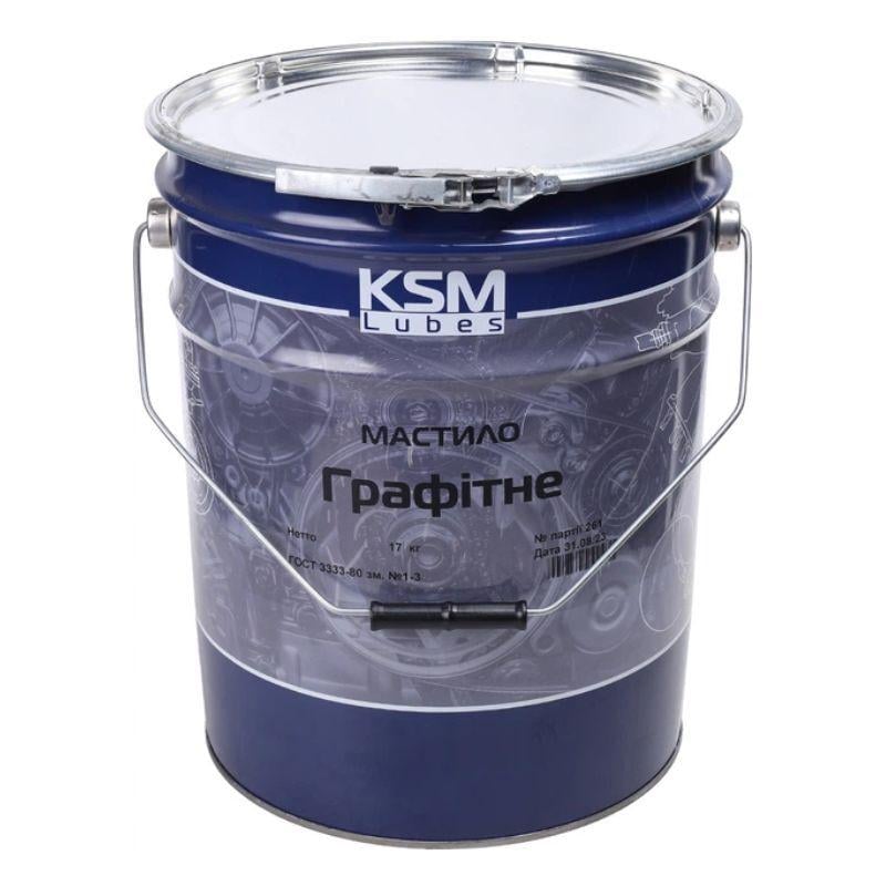 Смазка пластичная ГОСТ 3333-80 NLGI 25 KSM-Lubes 17 кг (KSM-GRAPHITE-17KG)