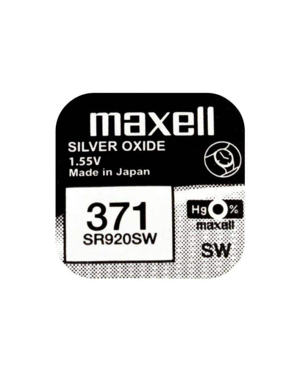 Батарейка Maxell SR920SW 1PC EU MF 371 A M-18290100 (585109) Батарейка Maxell SR920SW 1PC EU MF 371 A M-18290100 (585109)