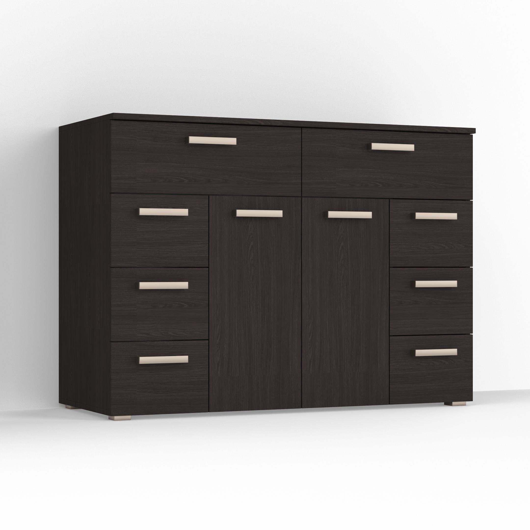 Комод Idea ТКБ-381 на 8 шухляд з дверима Венге темний (26718293) - фото 2