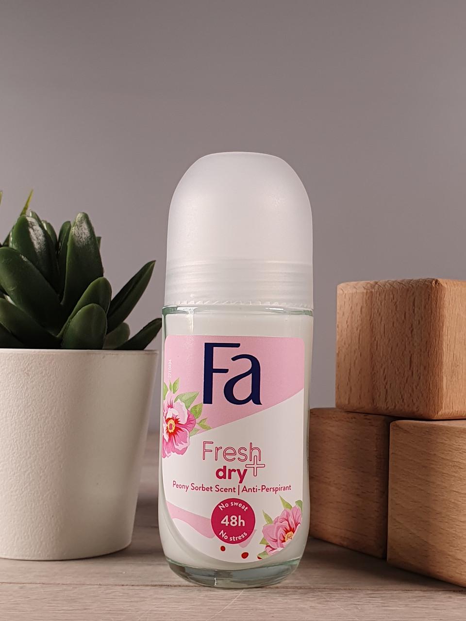 Дезодорант кульковий Fa Fresh+dry з ароматом півонії сорбету 50 мл (1882907554)