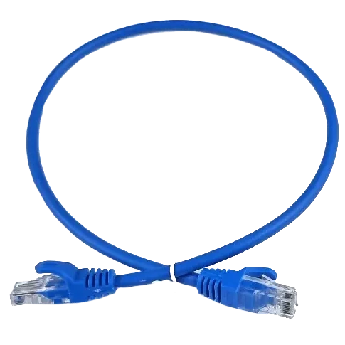 Патч-корд EServer UTP CAT5e 0,25 м Блакитний (2983439664)