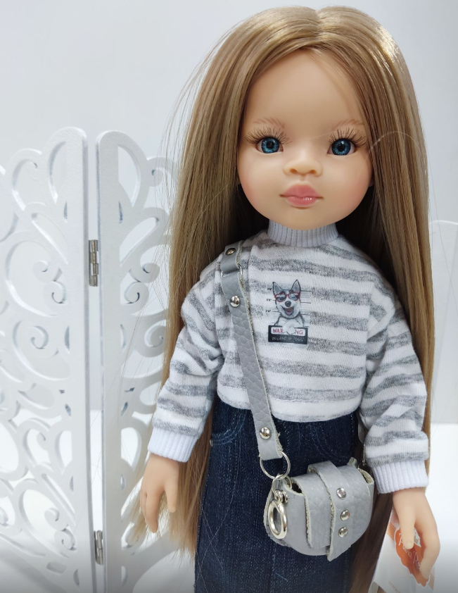 Кукла-рапунцель виниловая ароматизированая Паола Рейна Paola Reina Маника 13208 32 см - фото 2 Кукла-рапунцель виниловая ароматизированая Паола Рейна Paola Reina Маника 13208 32 см - фото 2