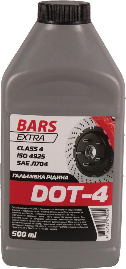 Тормозная жидкость BARS EXTRA Extra DOT-4 0,5 л (0102113)