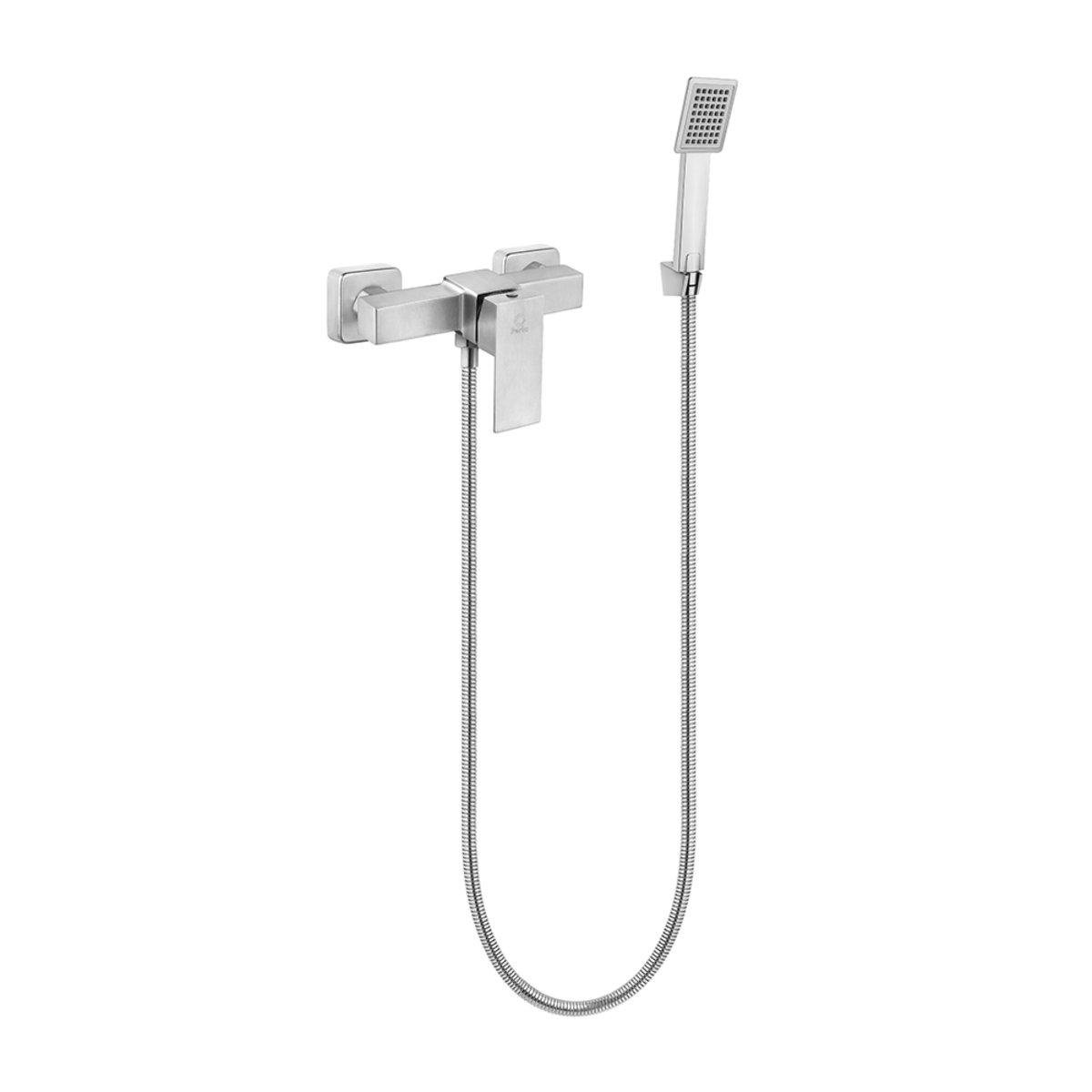 Змішувач Perla OCELI з лійкою для душу одноважільний нержавіча сталь (PSS9105)