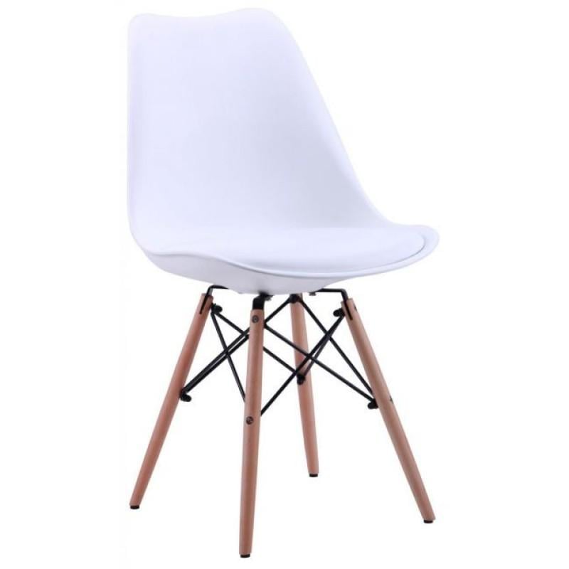 Стул Aster Wood 46x53x84 см Белый (614)