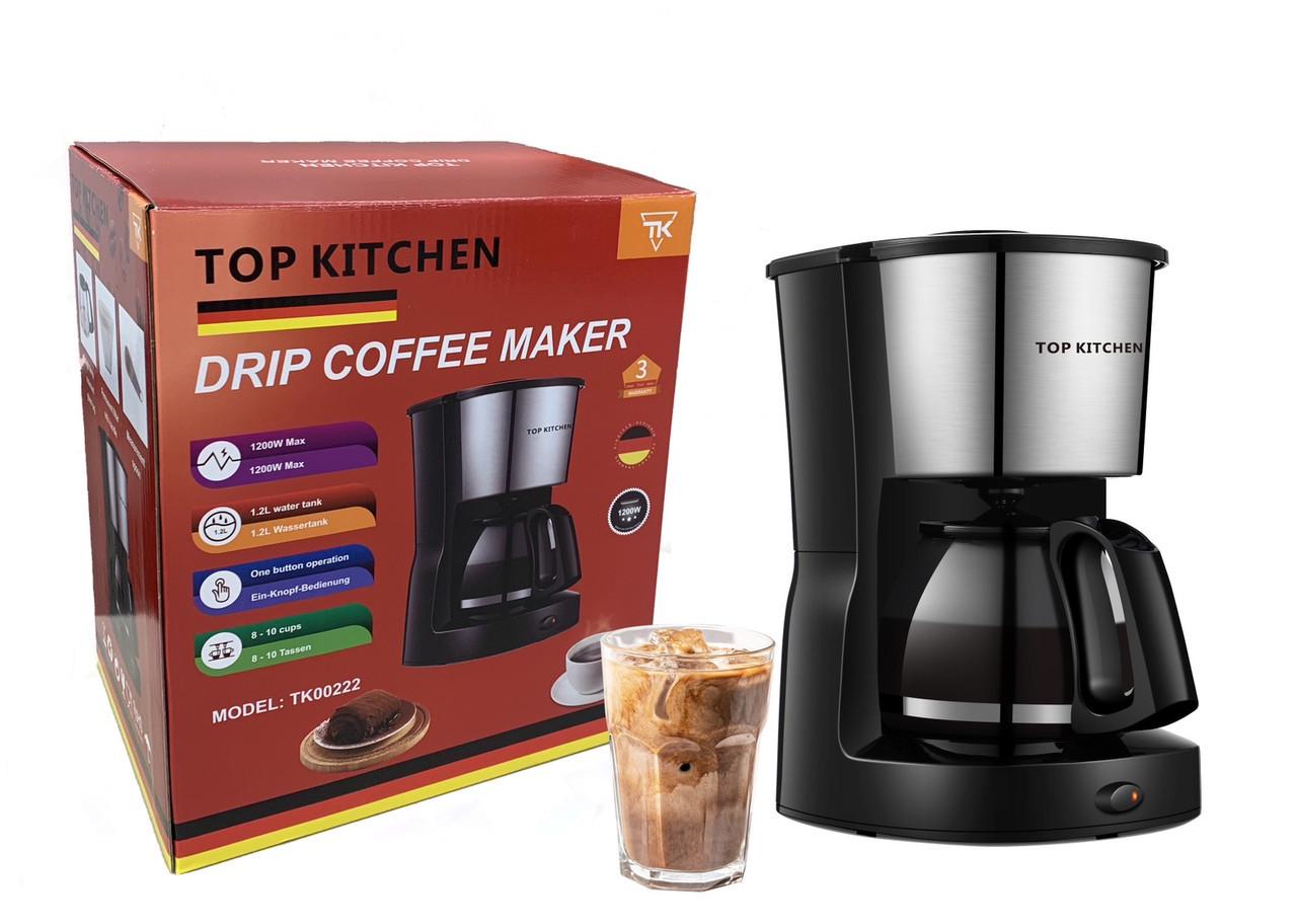 Кофеварка капельная Top Kitchen 1200W TK-00222 1,2 л Кофеварка капельная Top Kitchen 1200W TK-00222 1,2 л