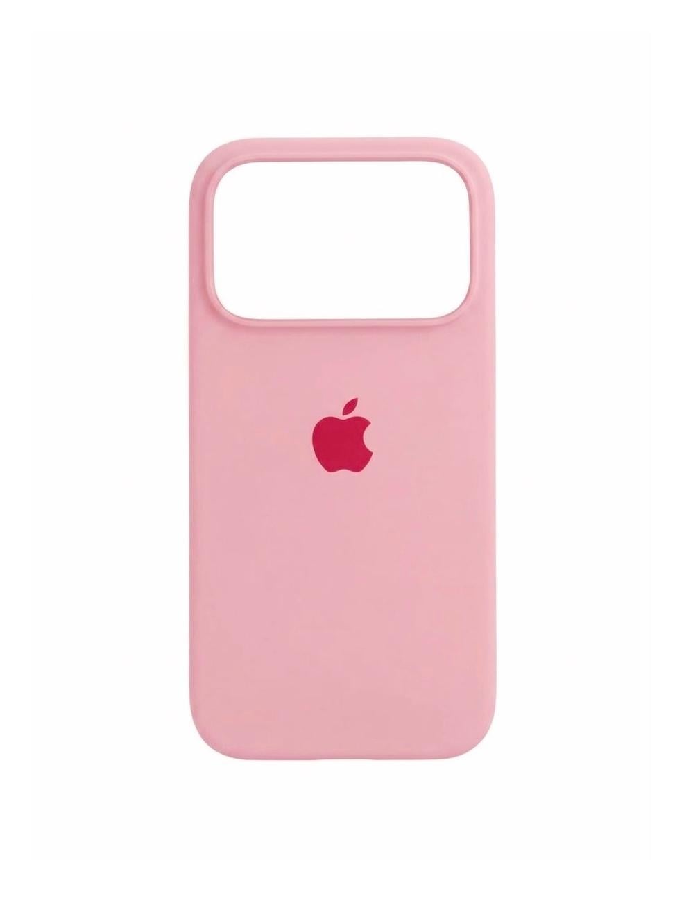 Чехол для iPhone 18 Pro силиконовый Soft-touch Silicone Case Full Size (AA) Light Pink