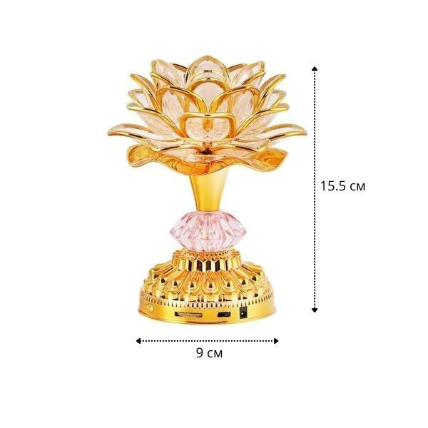 LED-світильник Квітка лотоса 7 кольорів підсвічування (C01418) - фото 12 LED-світильник Квітка лотоса 7 кольорів підсвічування (C01418) - фото 12