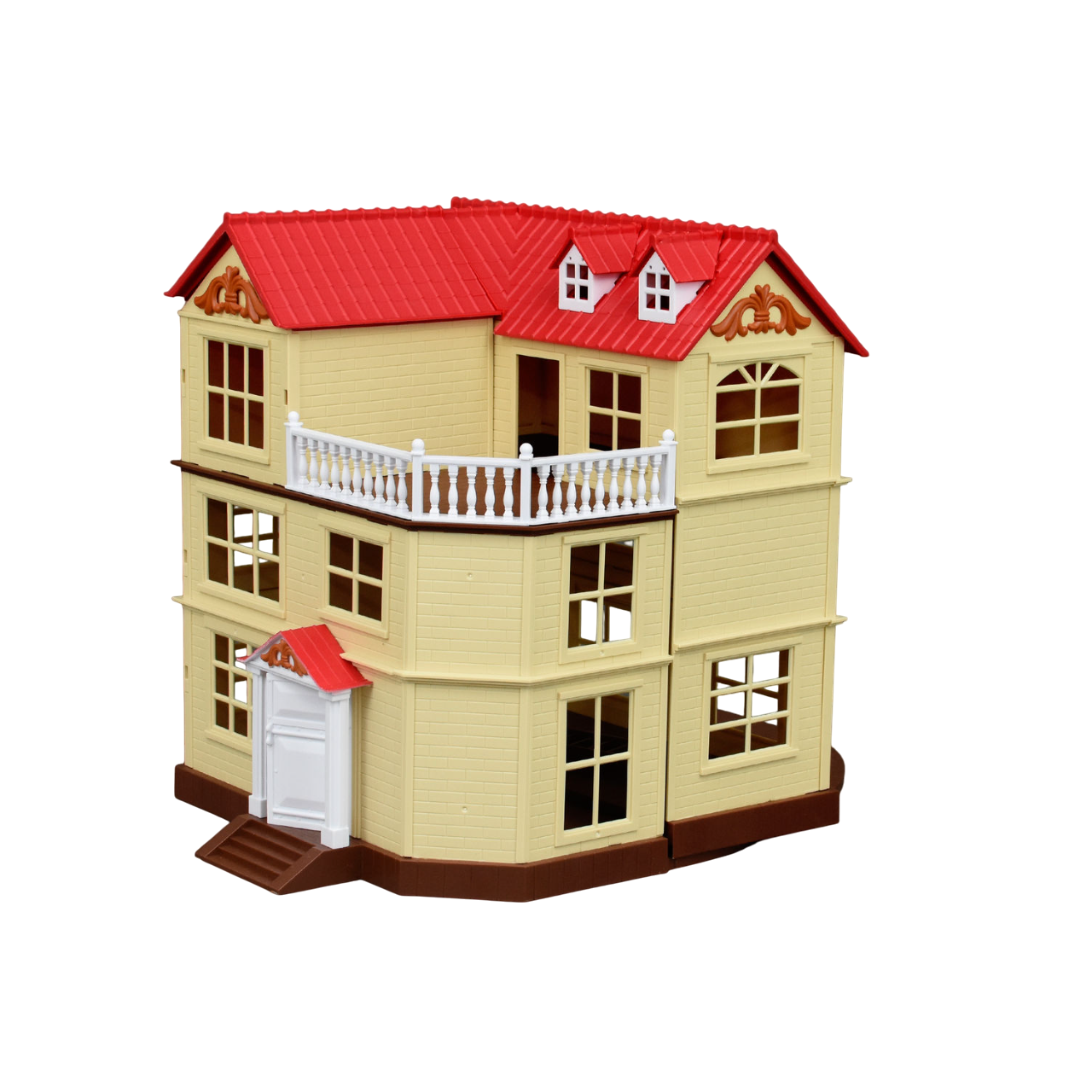 Игрушечная вилла Счастливая семья мебель/2 фигурки Multicolor (24776) - фото 2