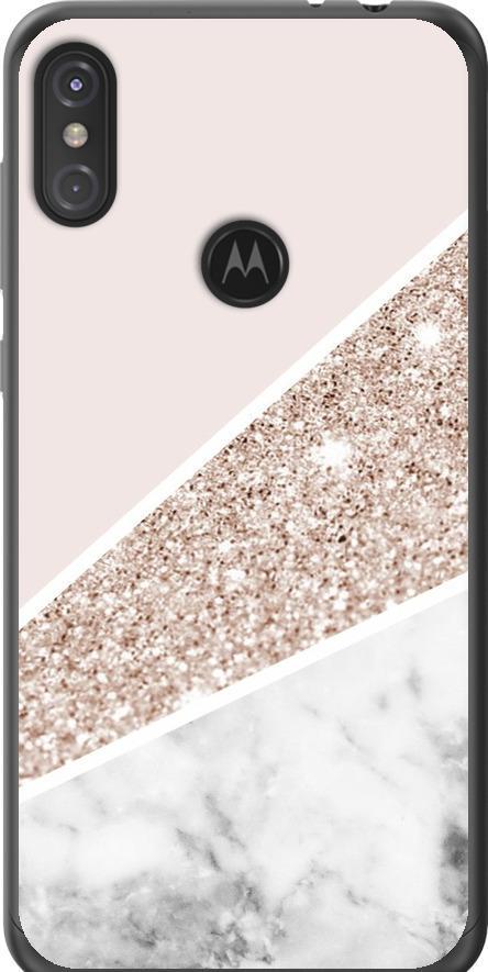 Чехол на Motorola One Power Пастельный мрамор (4342u-1588-42517)
