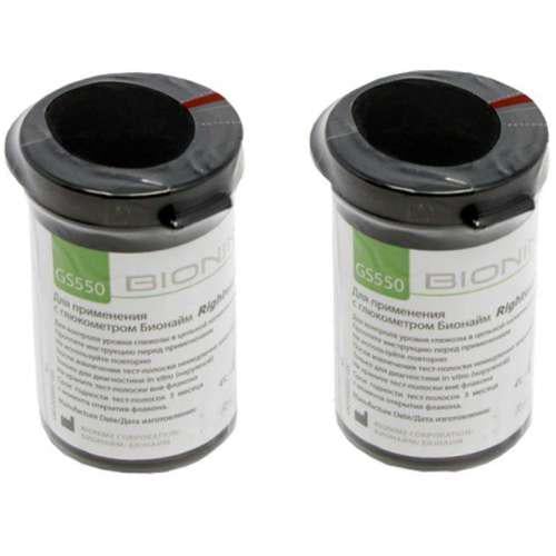 Тестовые полосы Bionime GS550 50 шт. - фото 2 Тестовые полосы Bionime GS550 50 шт. - фото 2
