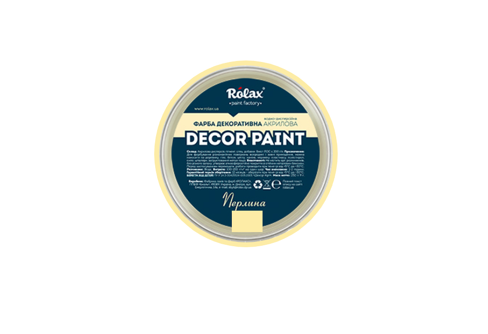 Фарба декоративна Rolax Декор Арт 908 0,25 кг Перлина (15273) - фото 1
