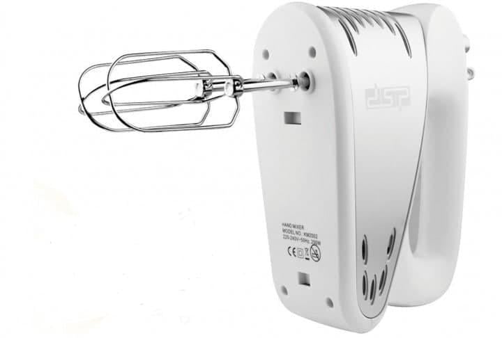 Миксер электрический DSP KM 2002A с насадками 200 Вт Белый (KM2002) Миксер электрический DSP KM 2002A с насадками 200 Вт Белый (KM2002)