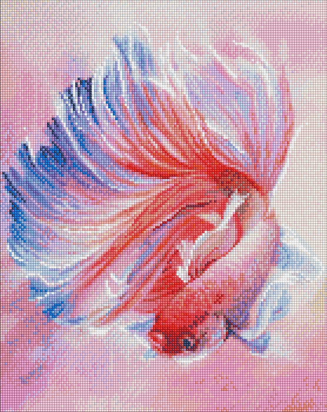 Алмазна мозаїка Ідейка Риба півник 40x50 см (AMO7456)