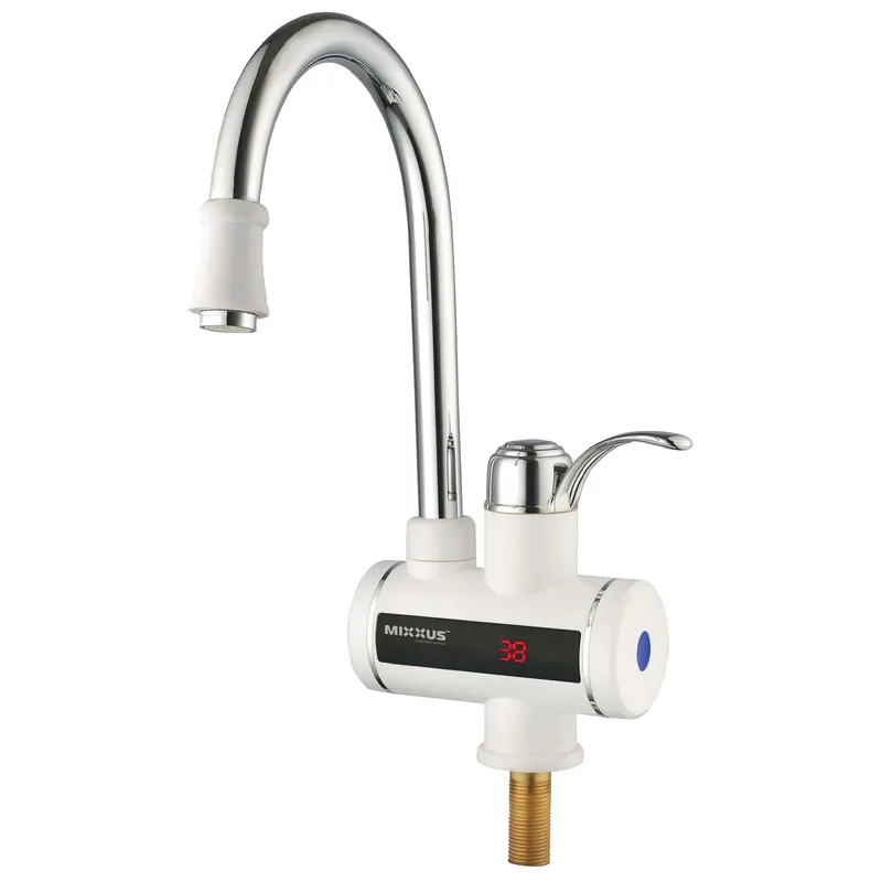Проточный водонагреватель MIXXUS Electra 240-E с индикатором температуры Белый (OL-MI2749)