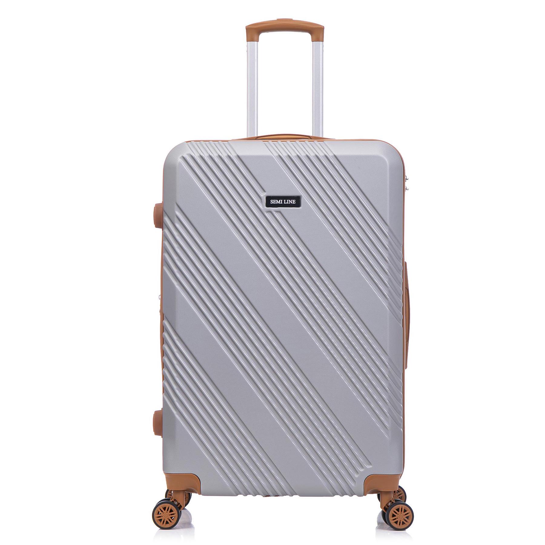 Чемодан SEMI LINE 24" M Light Grey (T5849-2) - фото 2