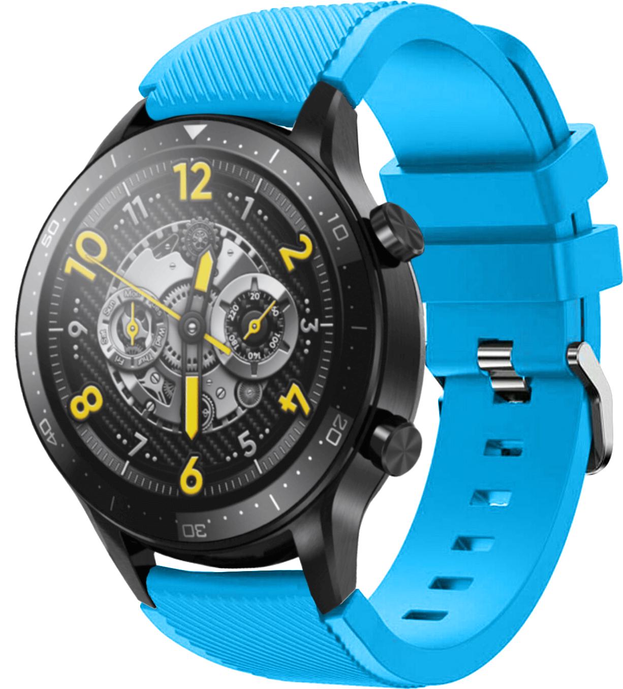 Ремінець Cross для Realme Watch S Pro (22мм) Light Blue (22589-0B)