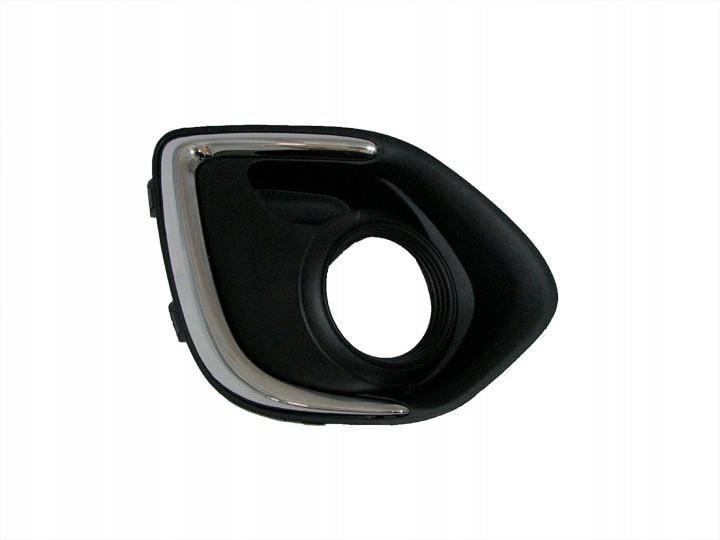 Решетка бампера AVTM Mitsubishi ASX 13-15 правая с отверстиями для противотуманок с молдингом Хром (4823 912)